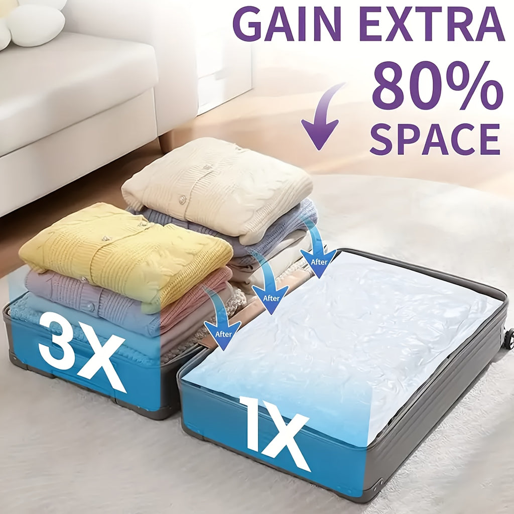 20 Vacuum Clothing Organizer Bags with Hand Pump - The ultimate compression space saver for clothing