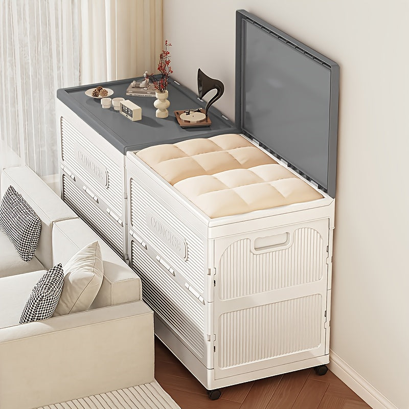 Foldable Stackable Storage Multi-Functional Storage Boxes That Can Be Stacked