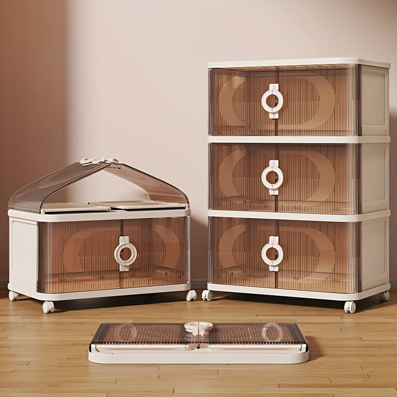 Large Capacity Foldable Storage Box with 3\u002F4\u002F5 Layers