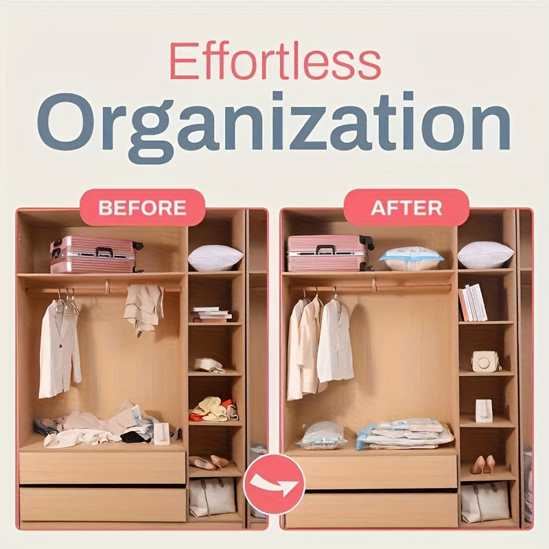 20 Vacuum Bags for The Whole Family with An Electric Pump for Easy Air Extraction Four Sets