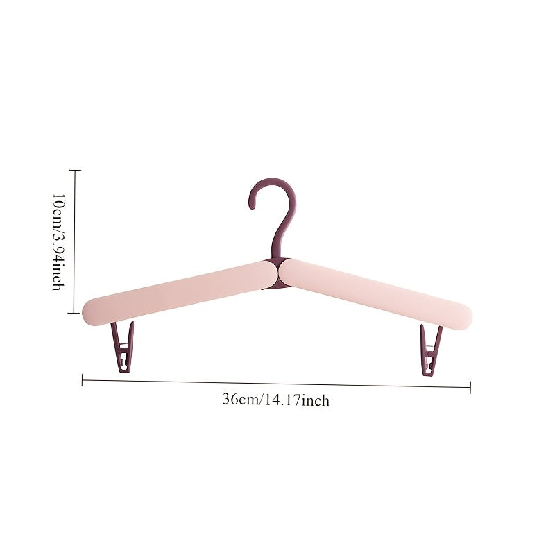 Folding Clothes Hanger Travel Portable Multifunctional Clothes Hanger Home Student Dormitory Storage Artifact Travel Clothes Hanger