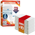 Set of 10 Jumbo Vacuum Storage Bags Measuring 40X31 Inches