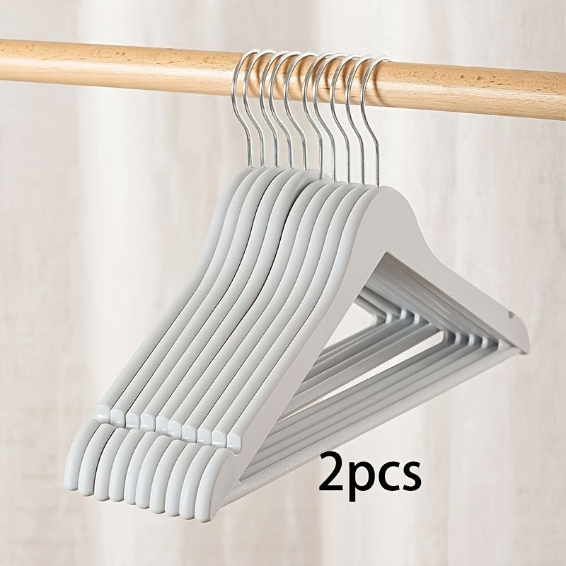 2pcs Custom Hangers with Personalized Name\u002FLogo\u002FAnniversary Engraving - Heavy-Duty Hooks