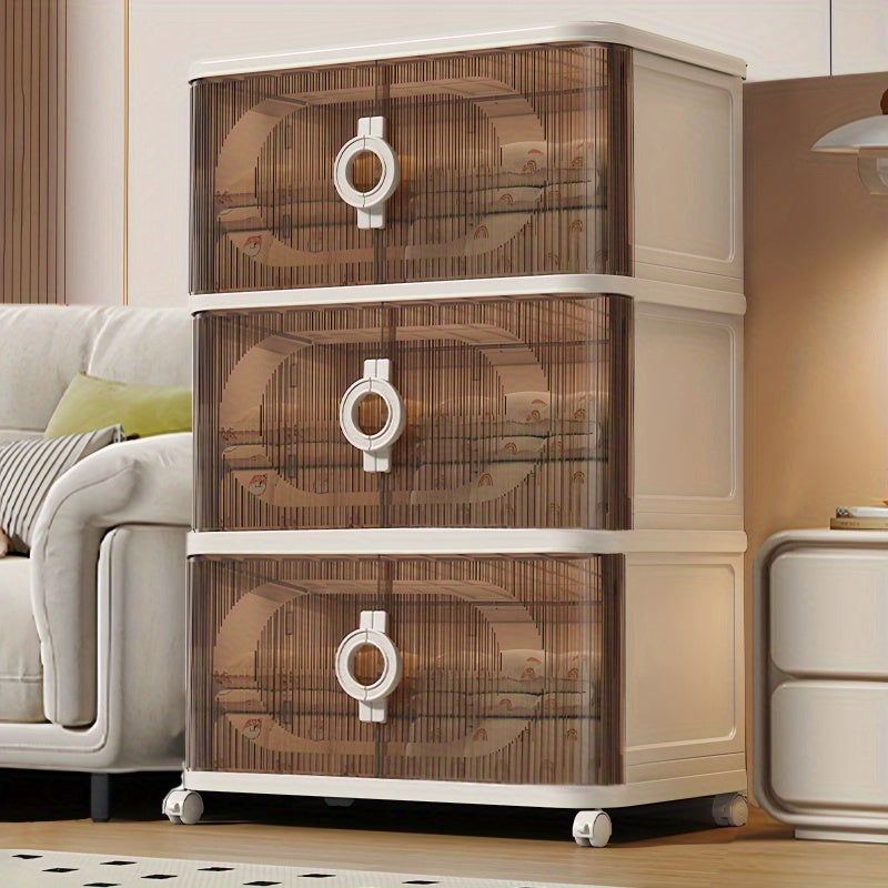 Large Capacity Foldable Storage Box with 3\u002F4\u002F5 Layers