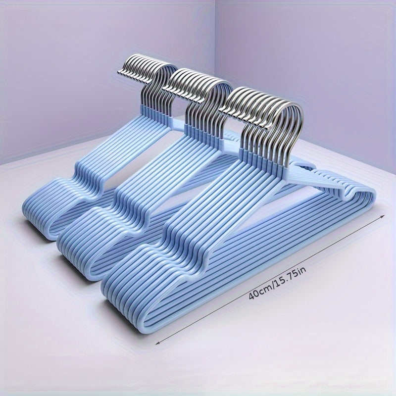 39pcs Non-Slip And Durable Metal Hangers with a Rubber Coating