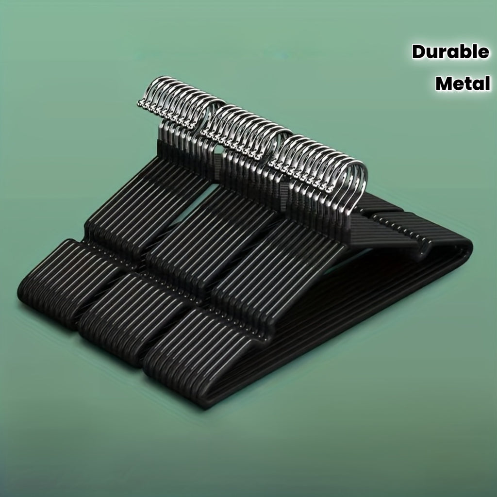 39pcs Non-Slip And Durable Metal Hangers with a Rubber Coating