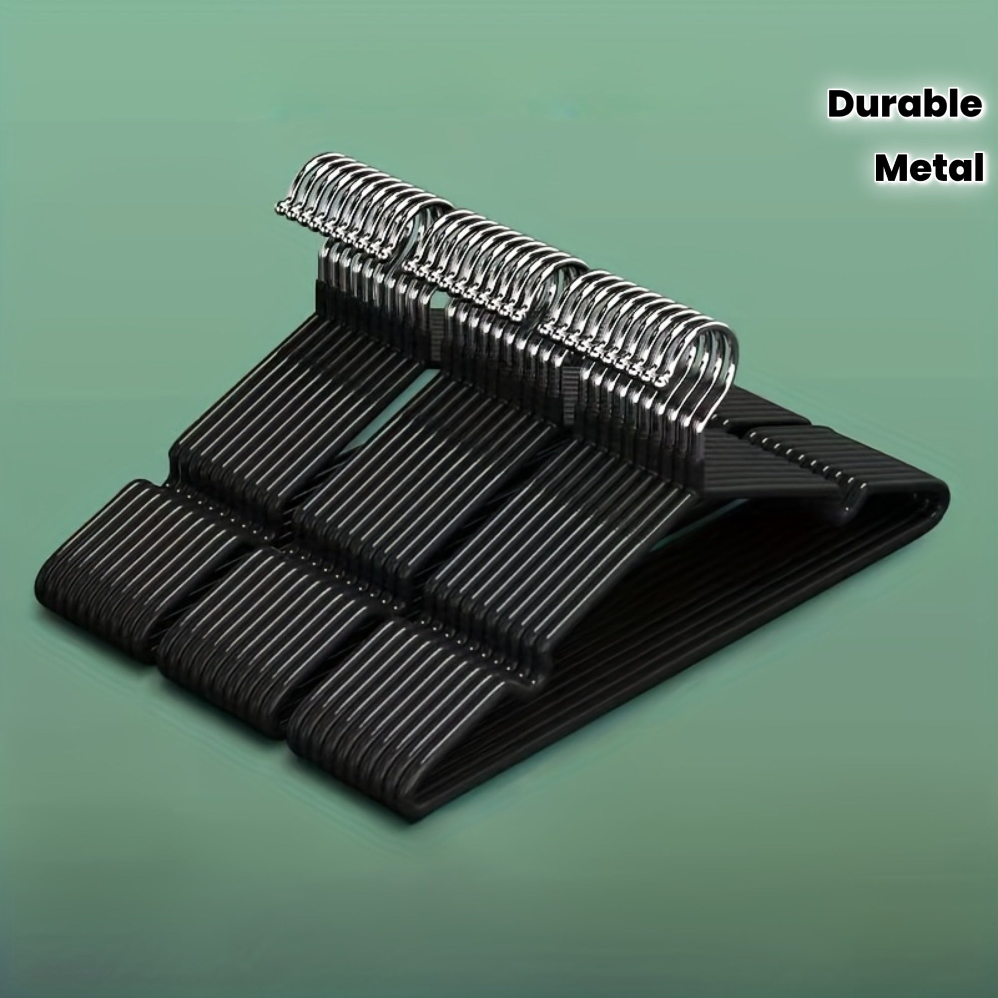 39pcs Non-Slip And Durable Metal Hangers with a Rubber Coating