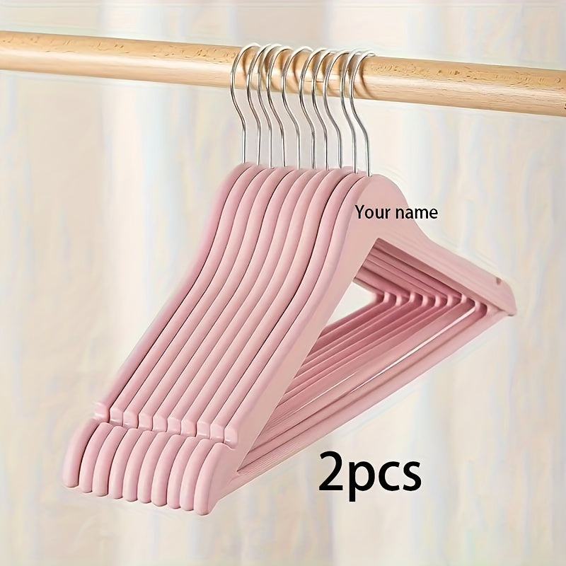 2pcs Custom Hangers with Personalized Name
