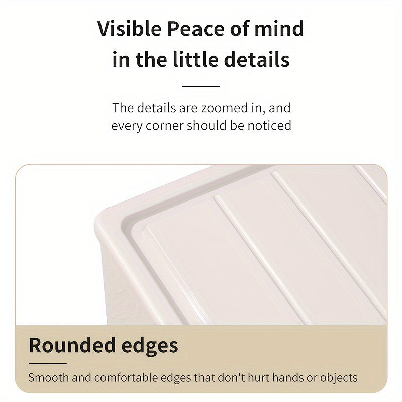 DOCOXO | Large Transparent DOCOXO 1pc Large Transparent Plastic Storage Box