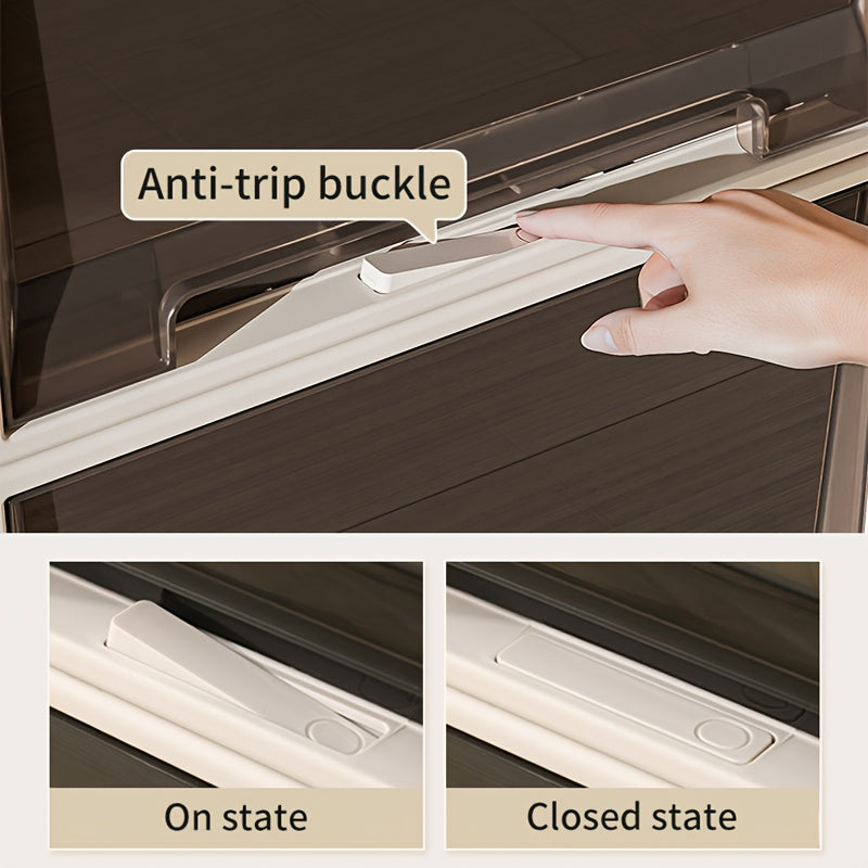 DOCOXO | Large Transparent DOCOXO 1pc Large Transparent Plastic Storage Box