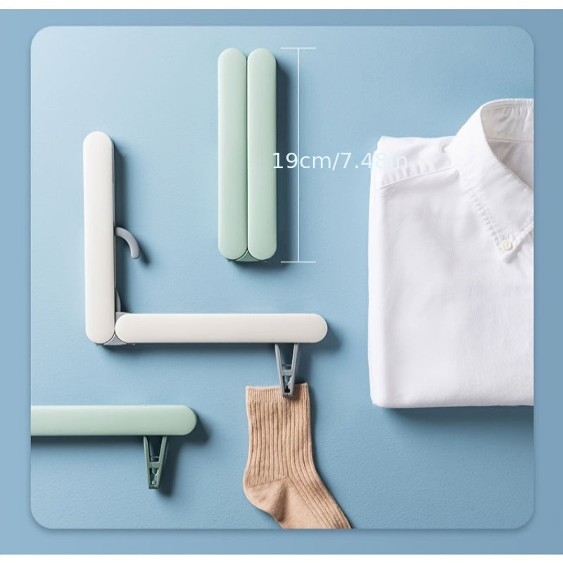 Folding Clothes Hanger Travel Portable Multifunctional Clothes Hanger Home Student Dormitory Storage Artifact Travel Clothes Hanger