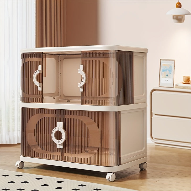 Large Capacity Foldable Storage Box with 3\u002F4\u002F5 Layers