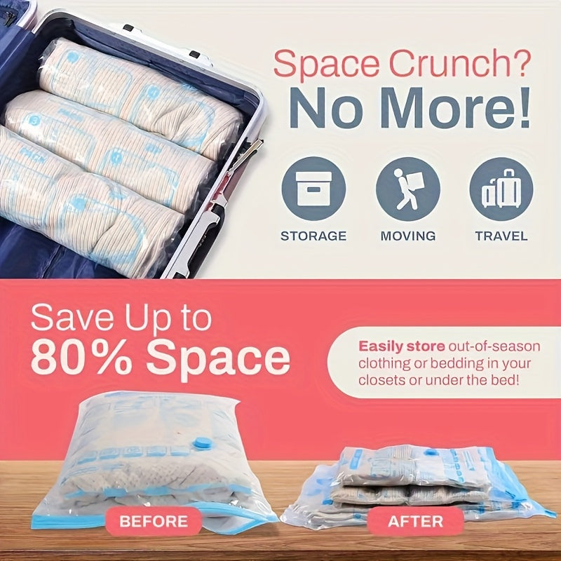 20 Vacuum Bags for The Whole Family with An Electric Pump for Easy Air Extraction Four Sets