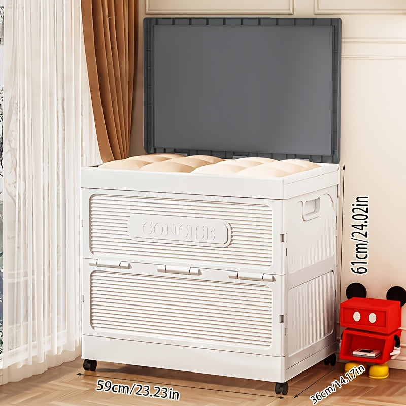 Foldable Stackable Storage Multi-Functional Storage Boxes That Can Be Stacked