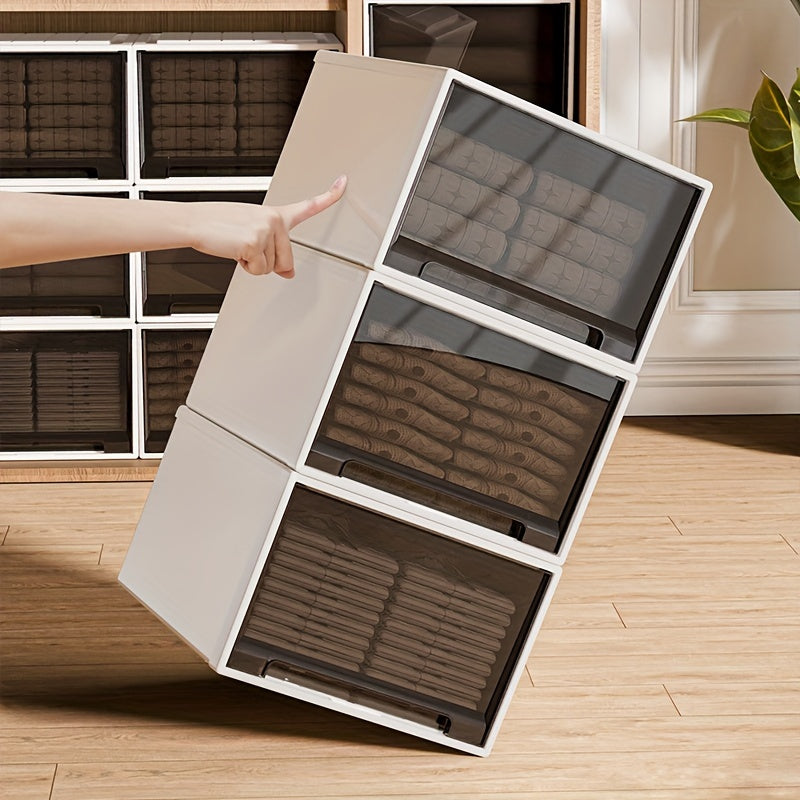 DOCOXO | Large Transparent DOCOXO 1pc Large Transparent Plastic Storage Box