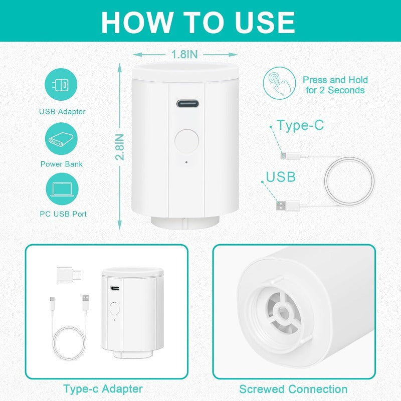 12 Pack Heavy-Duty Vacuum Storage Bags with 3000Pa Powerful Suction - Cordless Pump